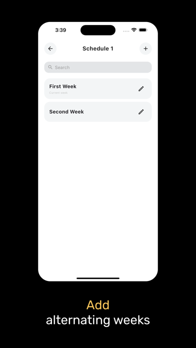 Studuck - Class schedule Screenshot