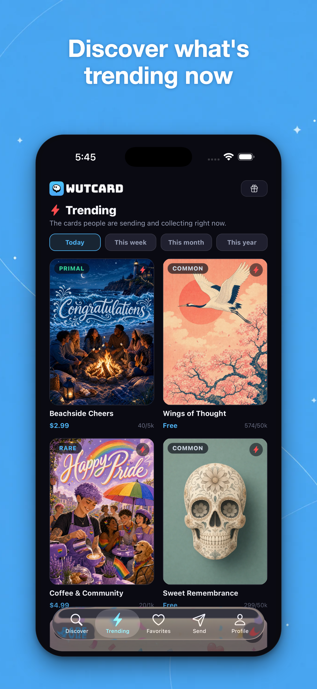 WUTCARD: Greeting Cards App screenshot 6
