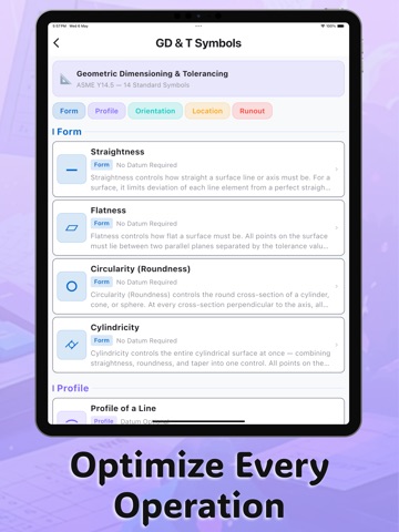 Turning Calculator Pro iPad screenshot