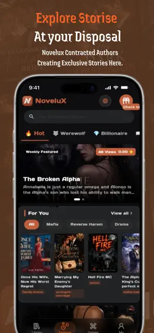 NoveluX screenshot 1