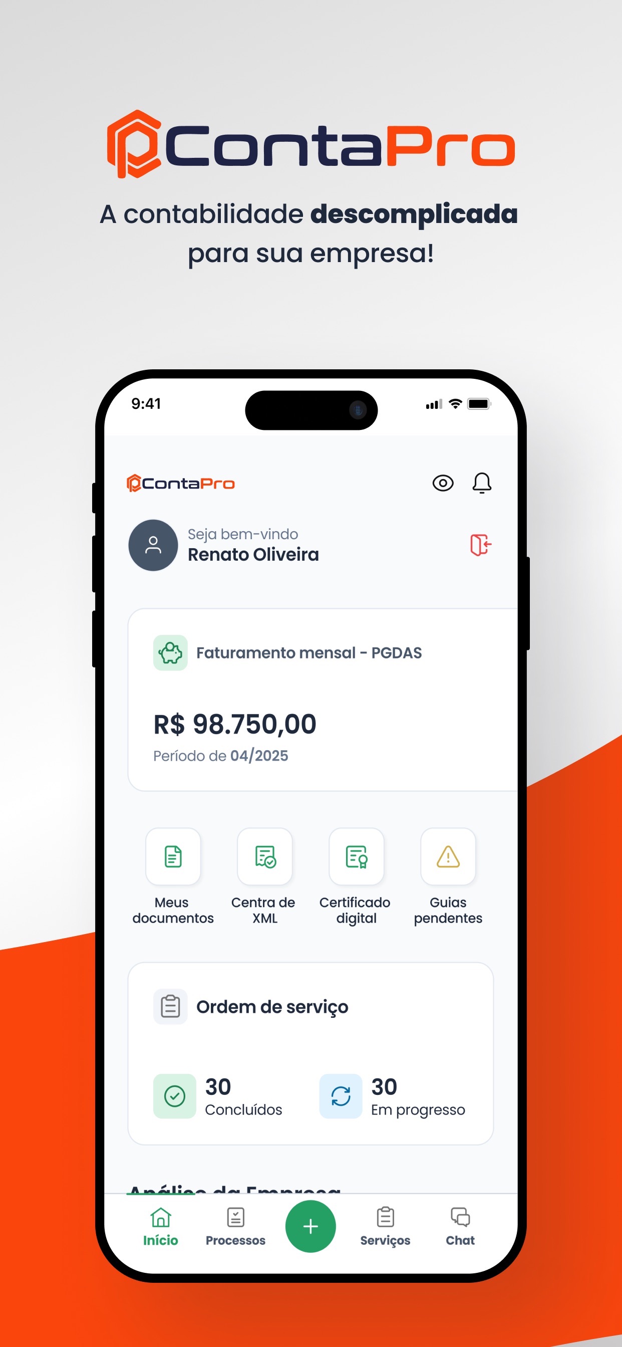 Screenshot 1 of ContaPro Contabilidade