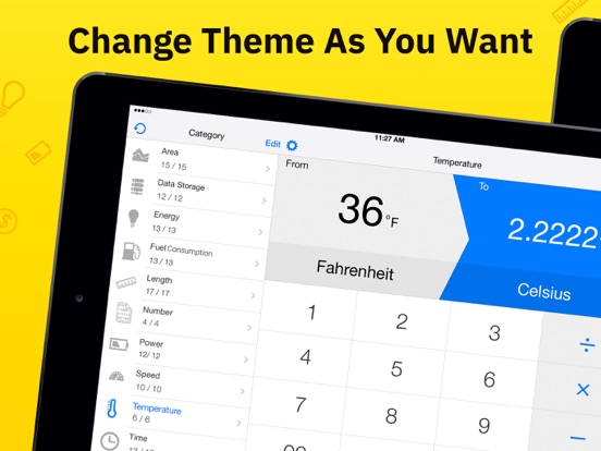 Conversion Calculator Units iPad screenshot 5 - Utilities app