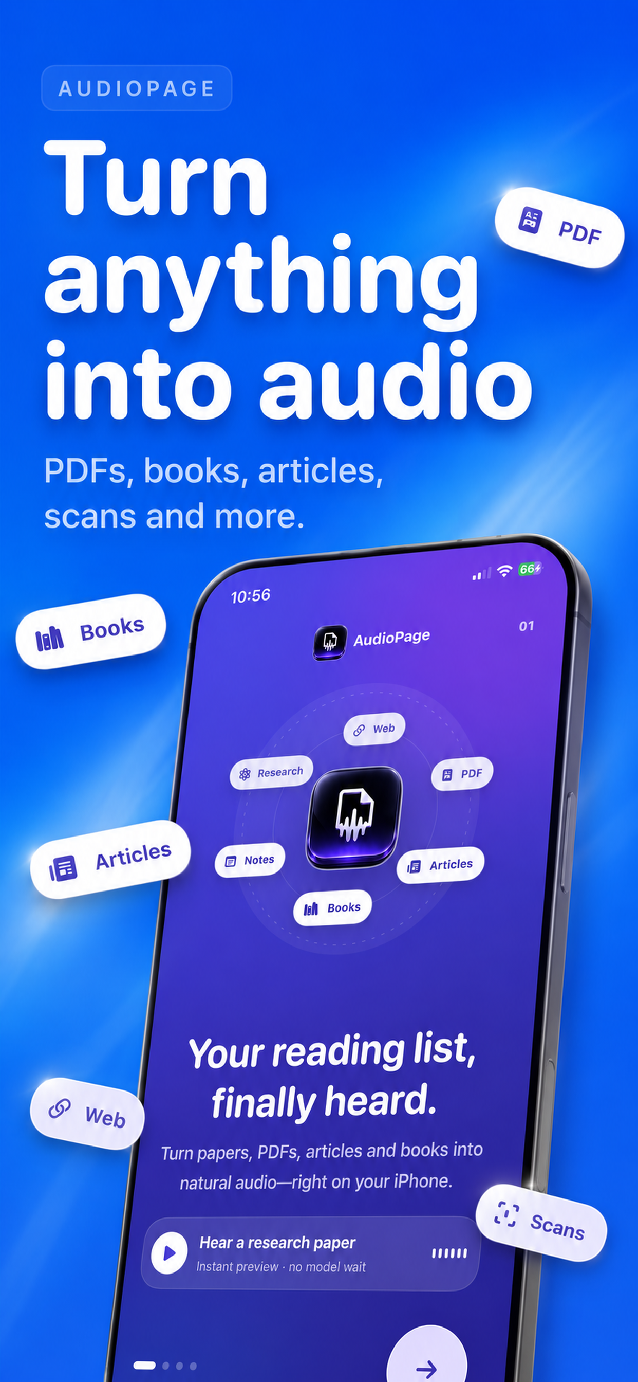AudioPage: Text to Speech screenshot 4