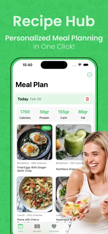 Recipe Hub: MeAl Planner Pro screenshot 1 of 6