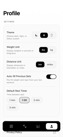 Fitness Planner & Tracker screenshot