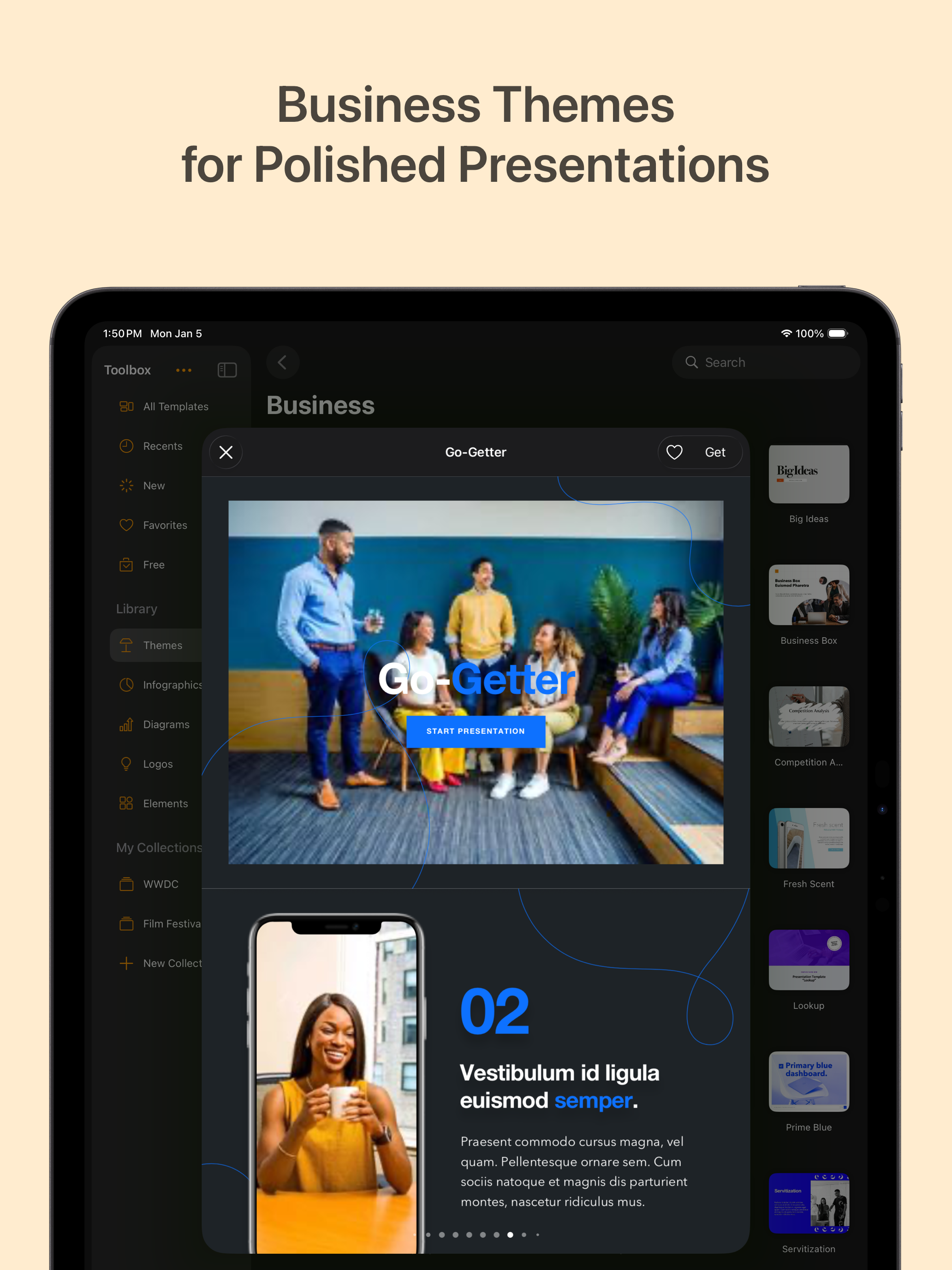 Designs for Google Slides Pro screenshot 13