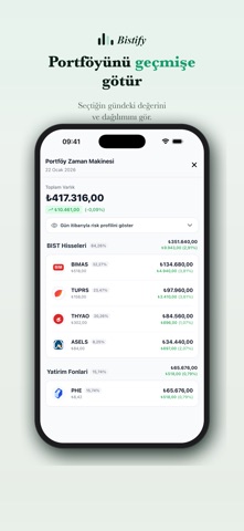 Bistify - BIST Portföy Takibi screenshot