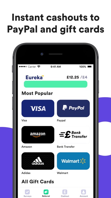 Eureka: Earn money for surveys