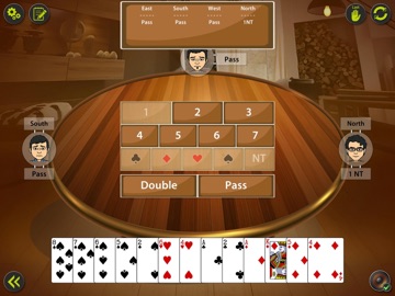 Auction Bridge & IB Card Game iPad screenshot