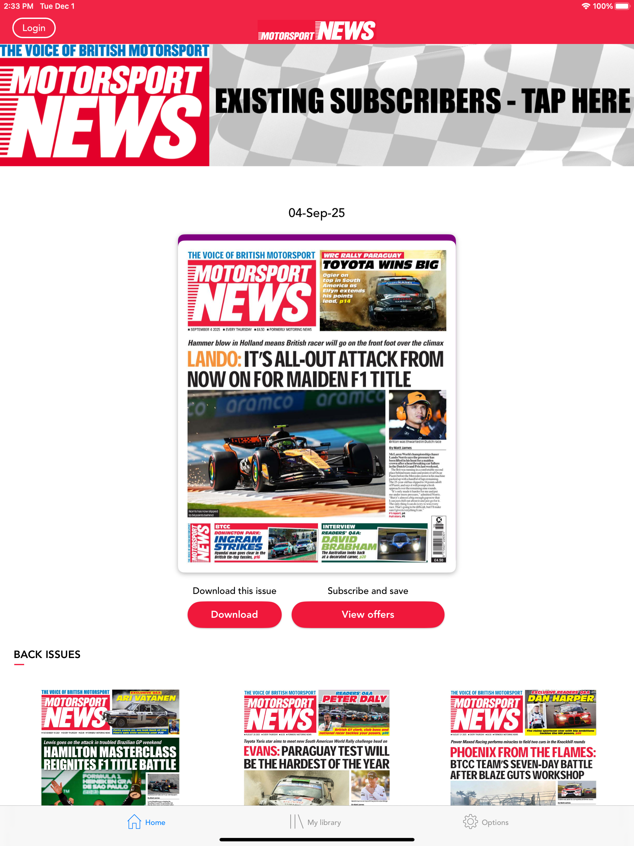 Motorsport News