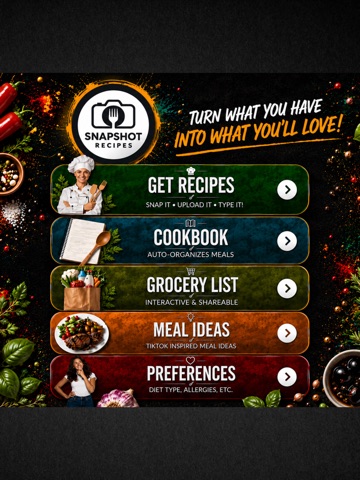 Snapshot Recipes ipad screenshot 2