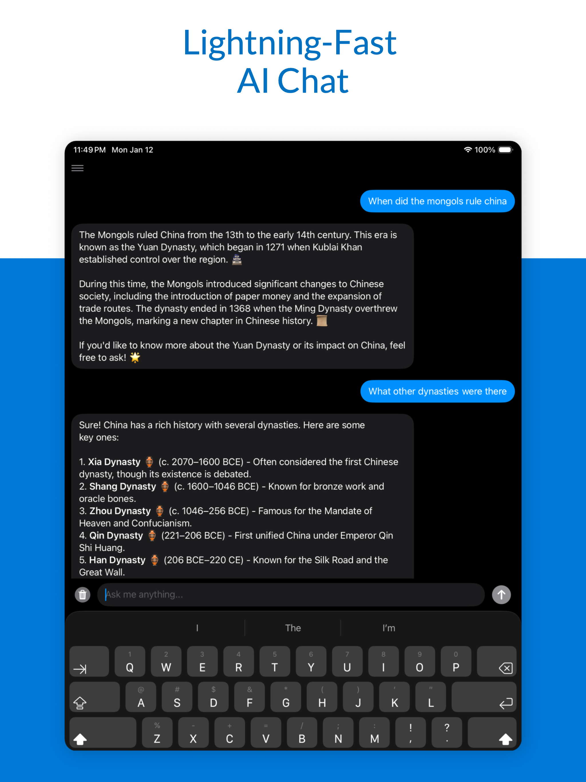 Private AI Chat App: Prompt screenshot 7