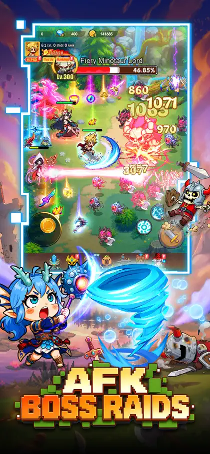 Screenshot 3 von 5 zu Pixel Slayer Saga