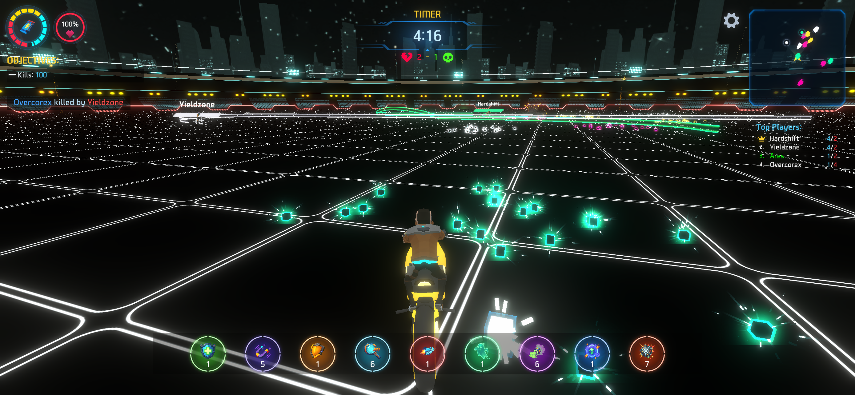 Neon Bike Battle