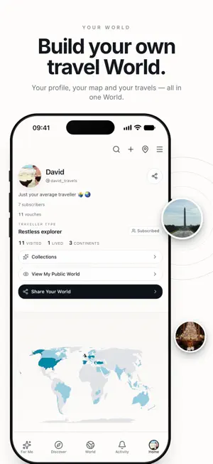 Oriva: Travel Map Portfolio screenshot 3