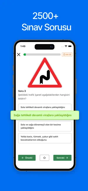 Ehliyet Rehberi Sınav Soruları screenshot 3