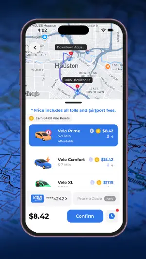 VeloRide - Request A Ride screenshot 3