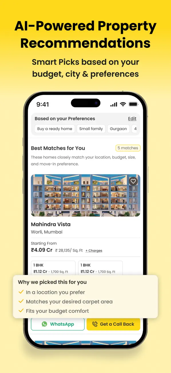 Screenshot #2 pour Square Yards-Buy, Rent, Invest