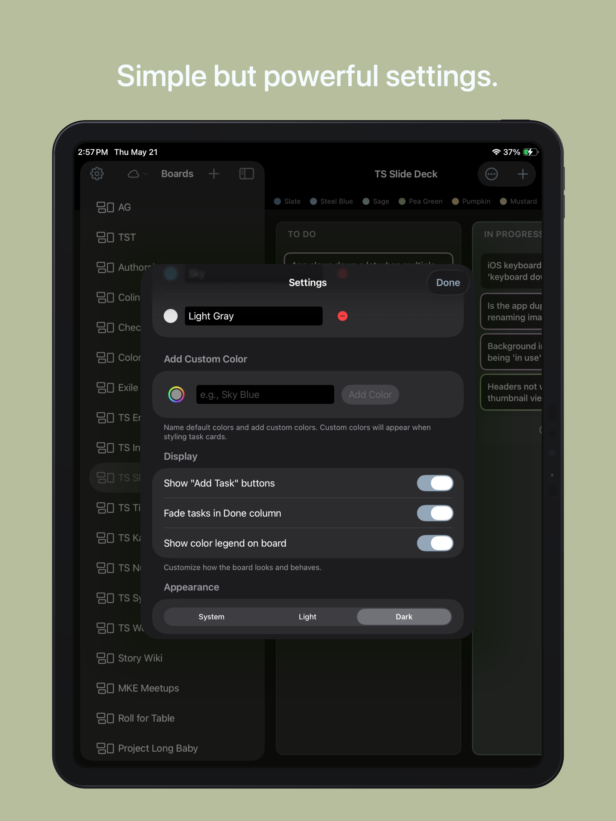 Truly Simple Kanban screenshot 6