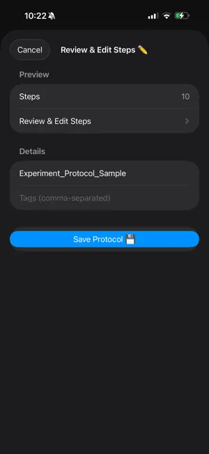ProtocolTrackerLab screenshot 2