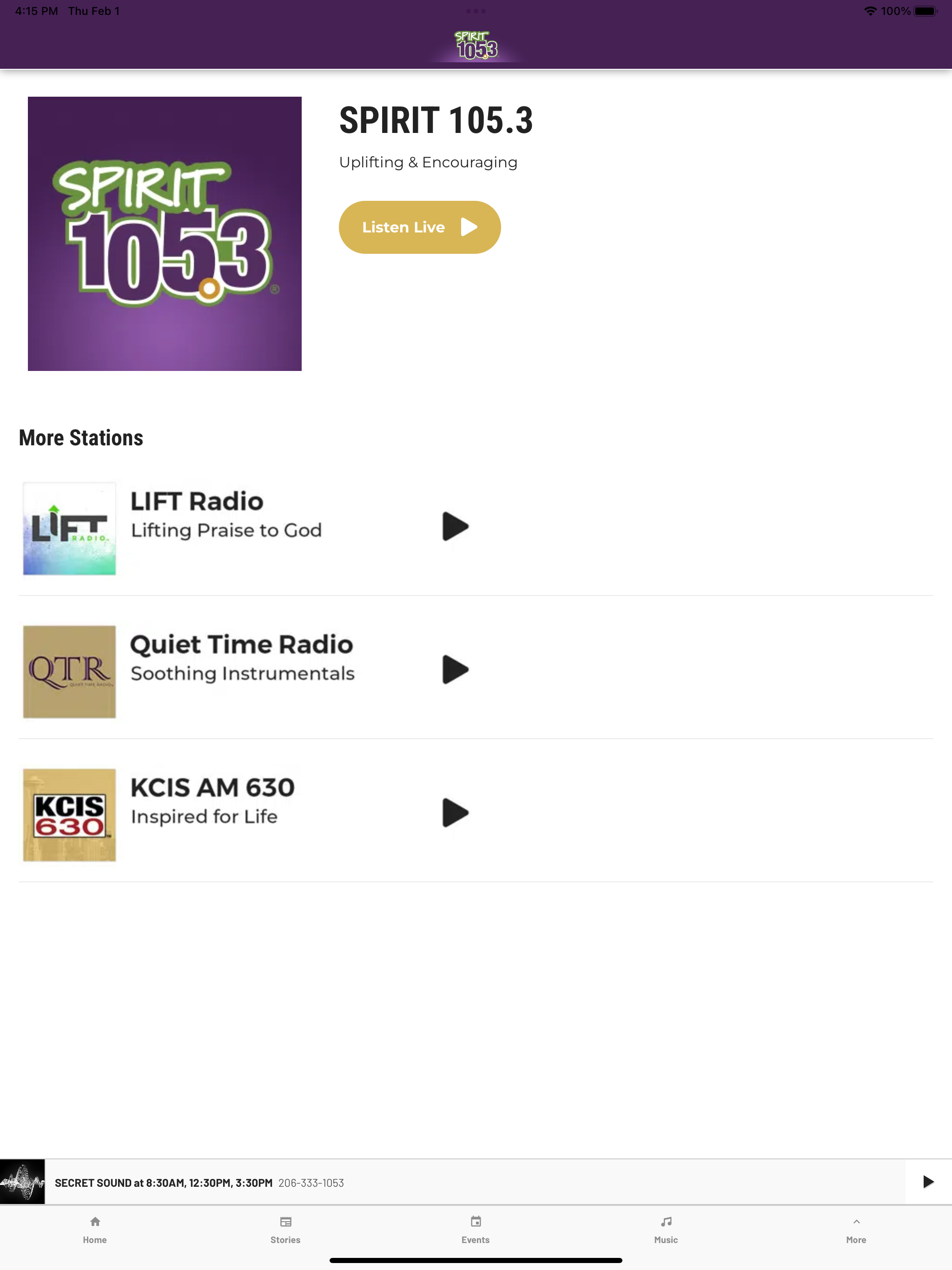 SPIRIT 105.3