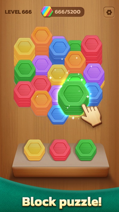Wood Hexa Puzzle Screenshot