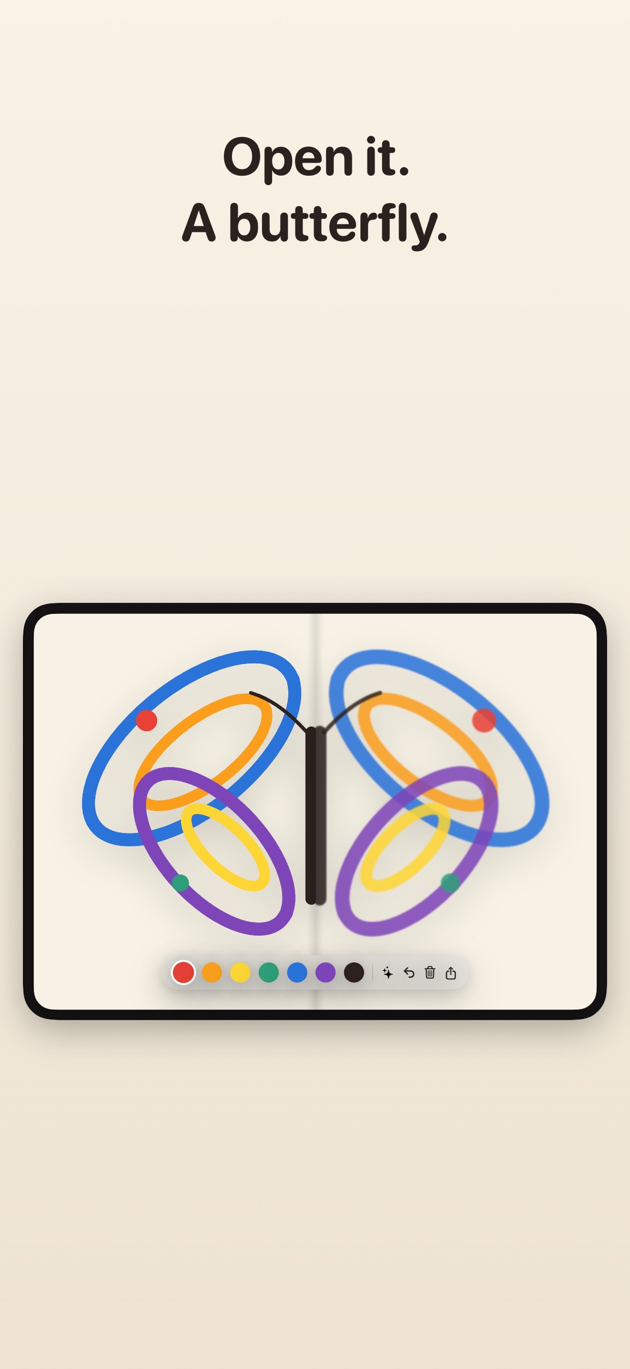 Screenshot 3 of Foldprint: Butterfly Painting