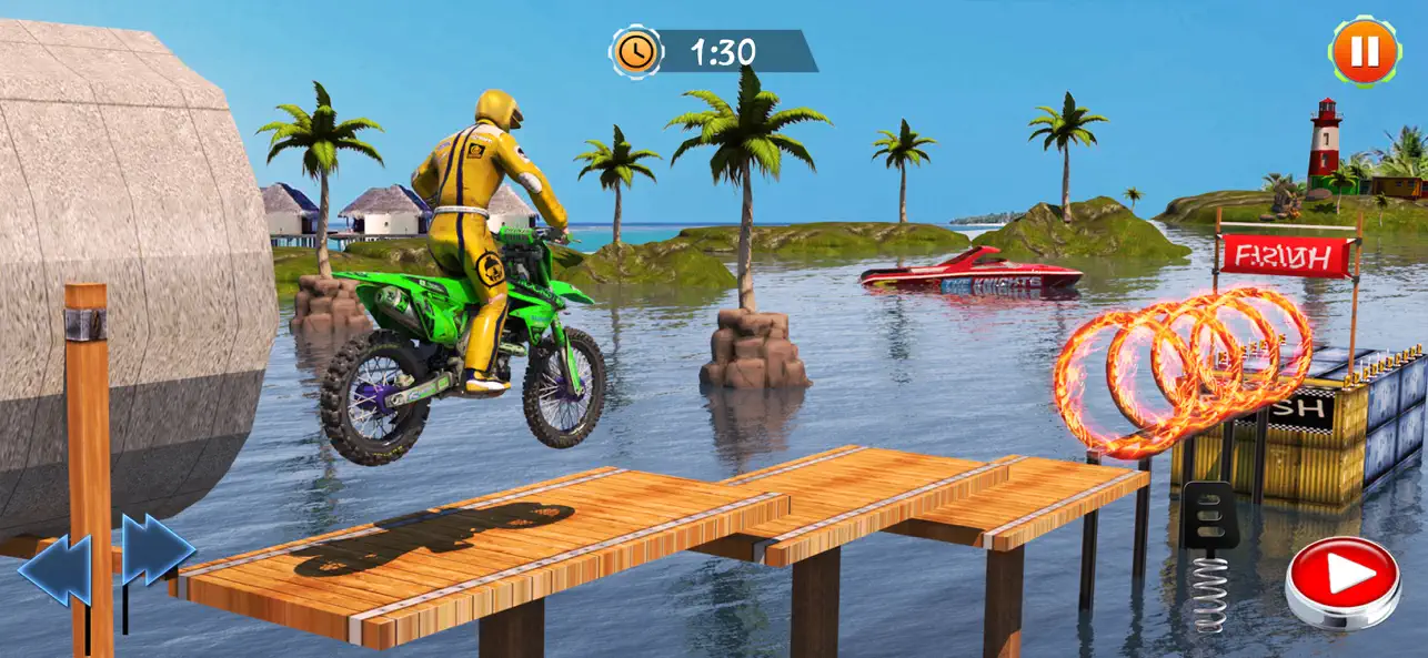Screenshot #1 pour Mad Bike Stunt Rider: BMX Game