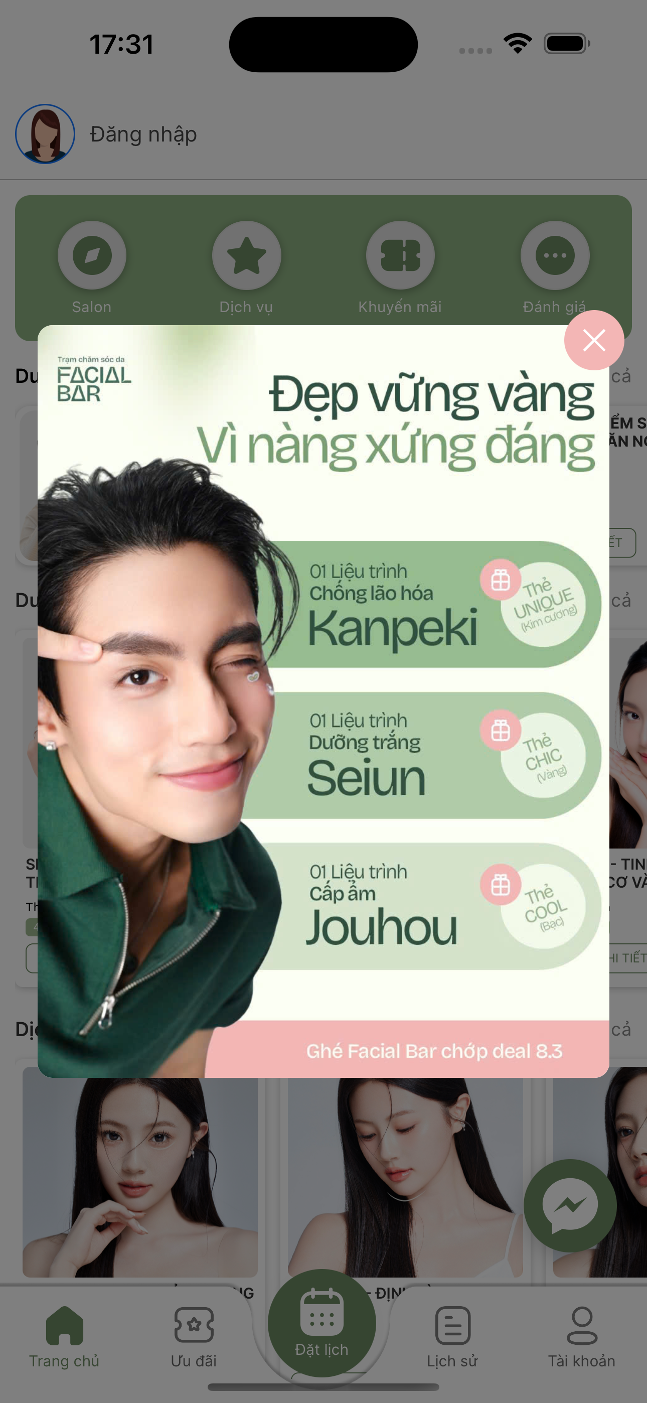 Facial Bar