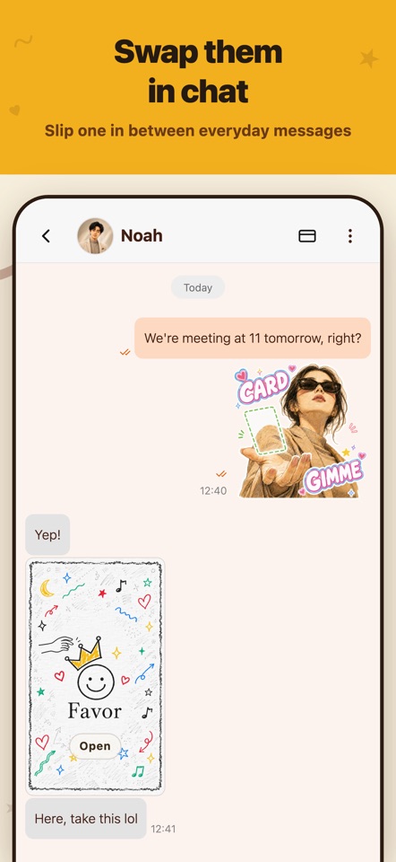 Favor Cards screenshot 4