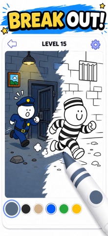 Draw Trace: Prison Escape Screenshot 3 of 5