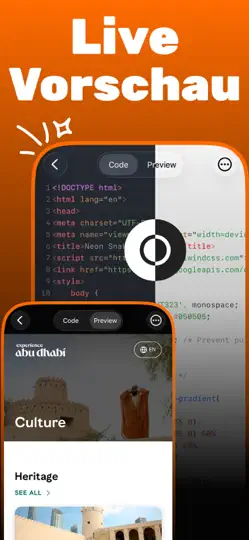 Screenshot von HTML Creator - Editor & Viewer auf dem iPhone 2
