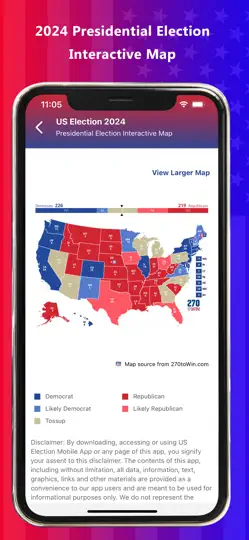Screenshot von Presidential & US Election Pro auf dem iPhone 4