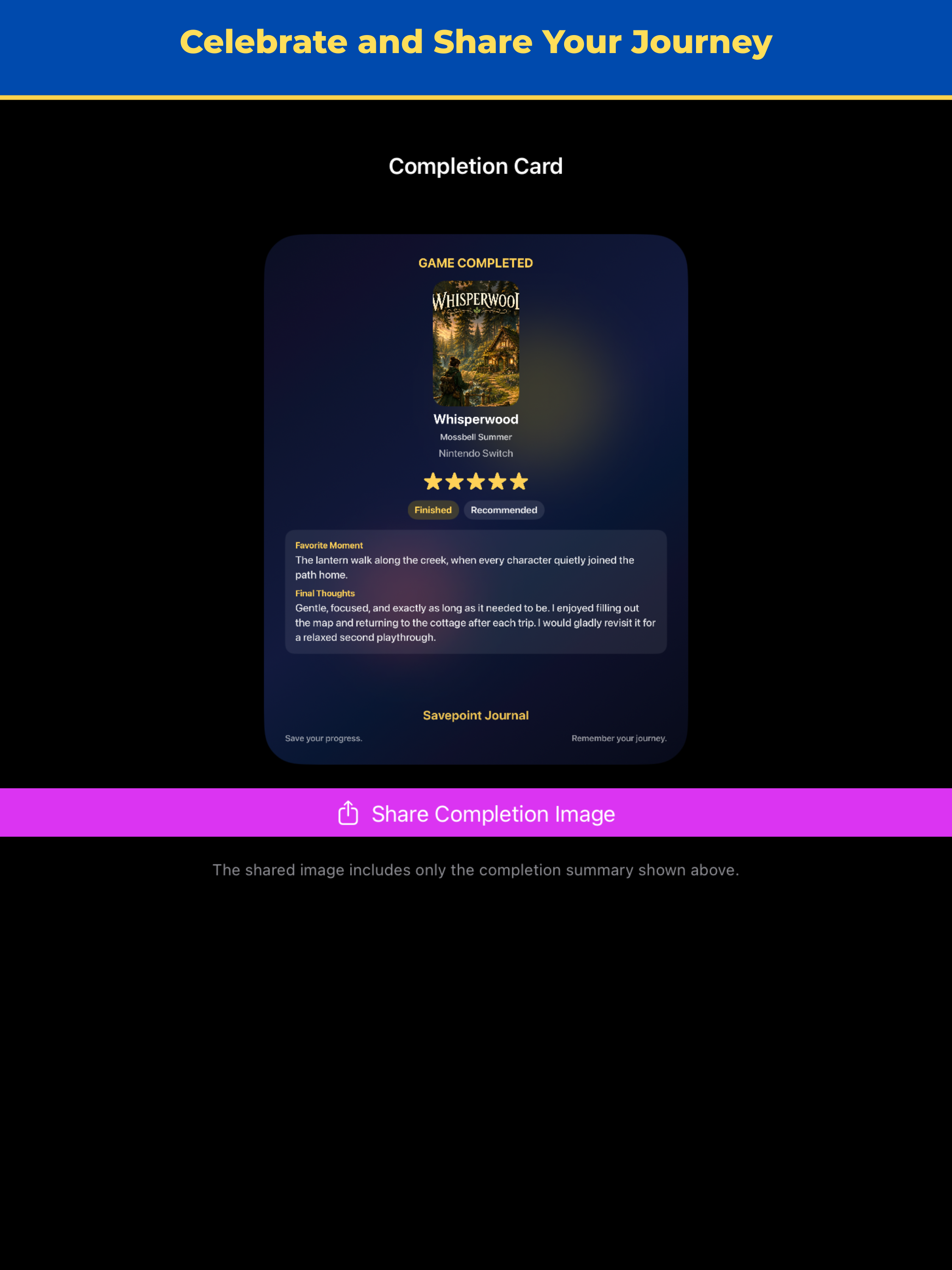 Savepoint Journal screenshot 14