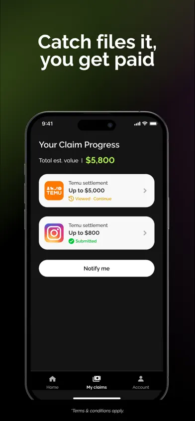 Catch: Class Action Finder screenshot 4