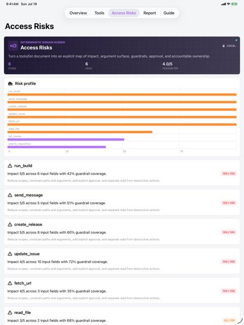 Toolwarrant: MCP Audit screenshot 6