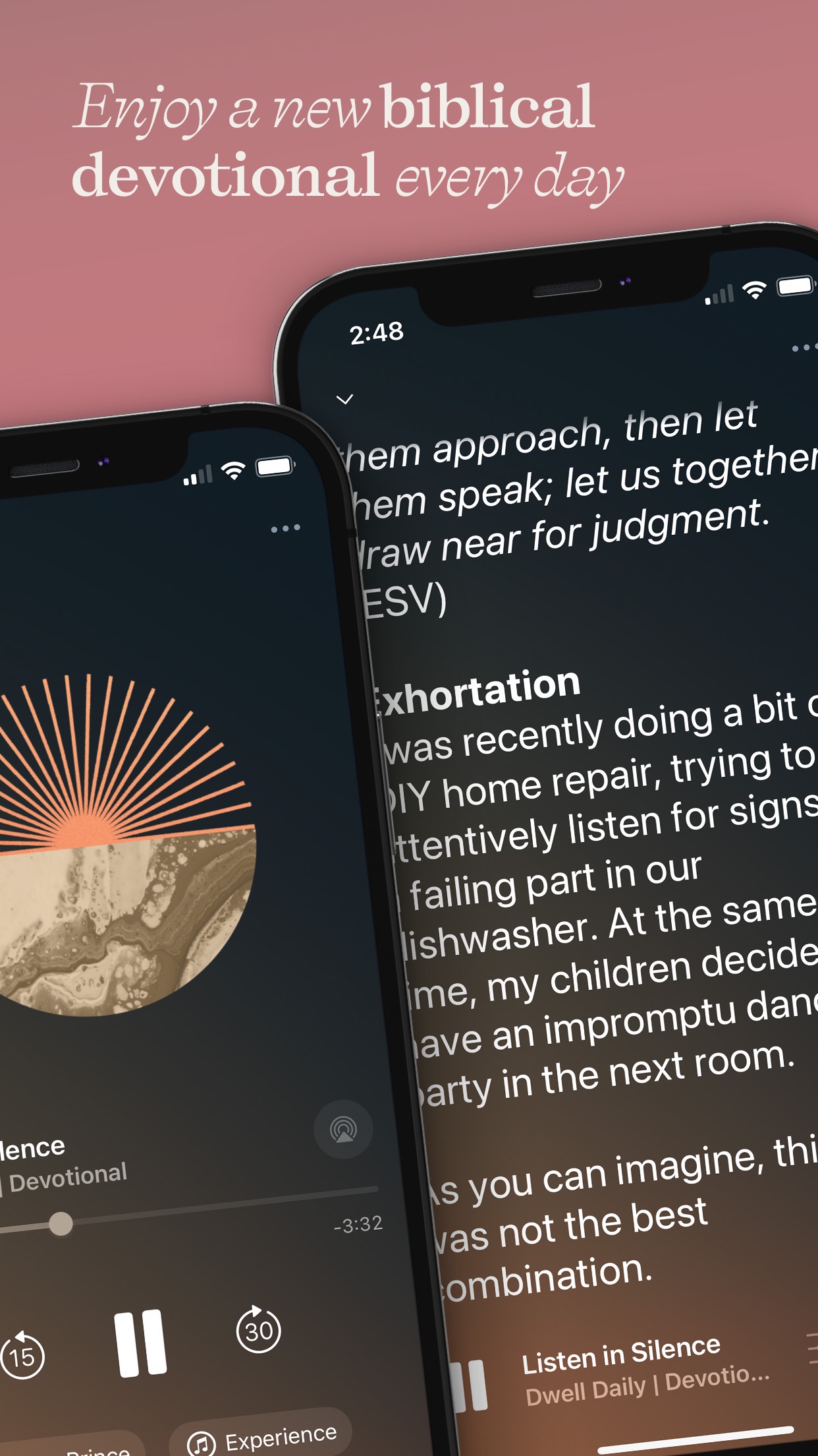 Dwell: Audio Bible screenshot 6