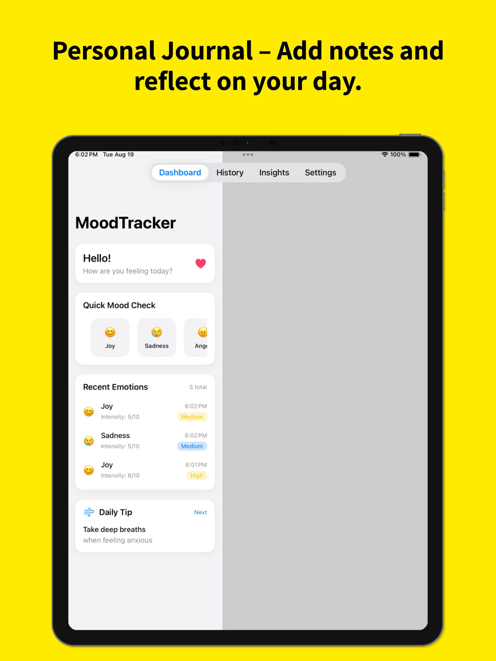Emotion Journal - Mood Diary