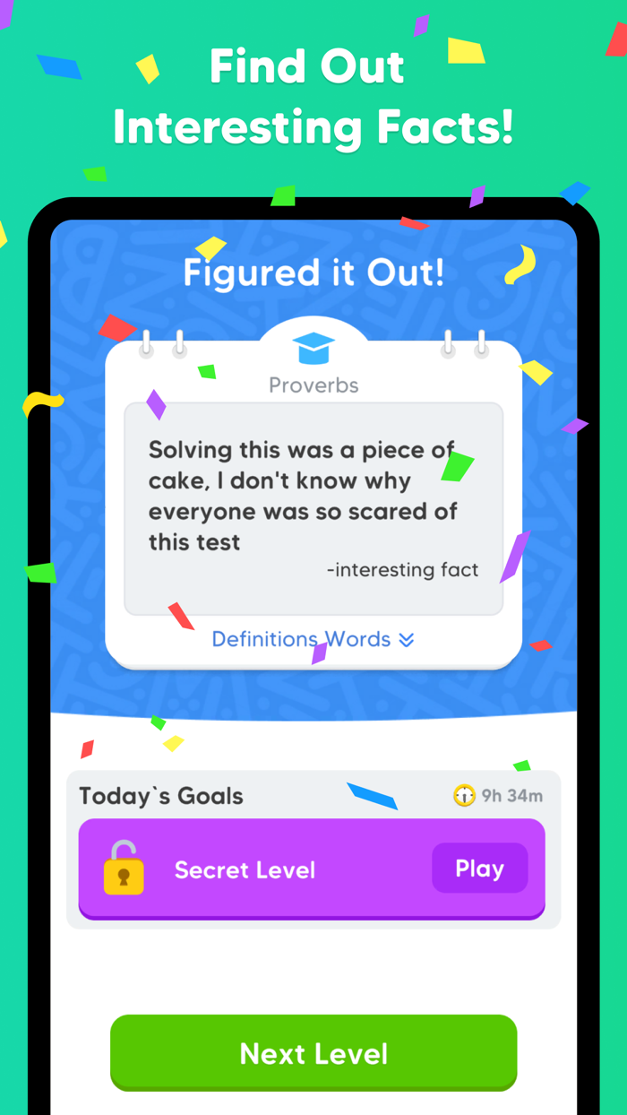 Wordgram Brain Train Puzzle