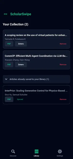 ScholarSwipe: Articles Fast screenshot 4