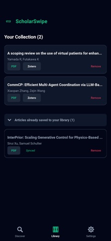 ScholarSwipe: Articles Fast screenshot