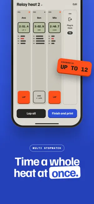 Multi Stopwatch & Lap Timer screenshot 3