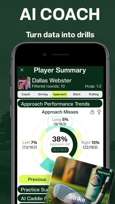 Tangent: Golf AI Caddie Drills Screenshot
