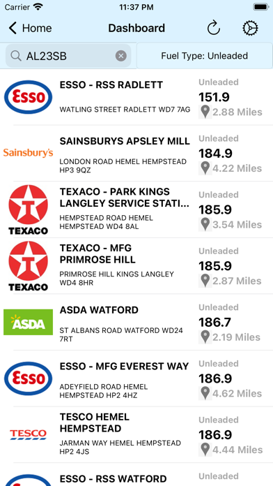 Cheap Fuel UK Screenshot