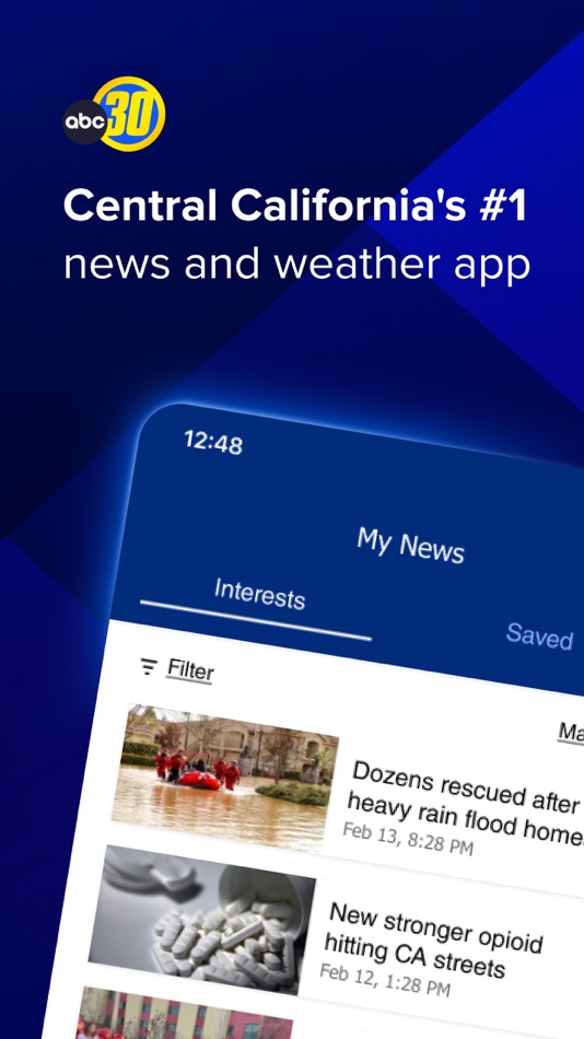 #1. ABC30 Central CA (iOS) By: Disney