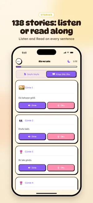 Okuyo: Learn Turkish Reading screenshot 4