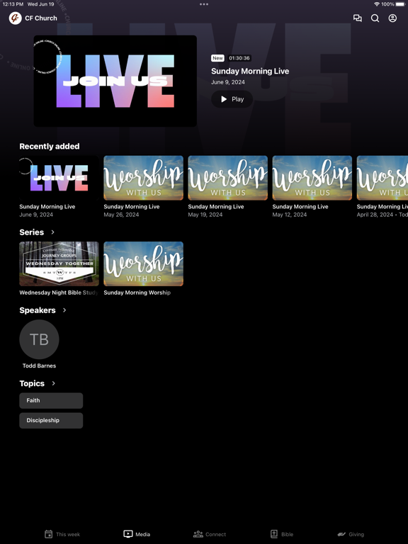 Screenshot #5 pour Covenant Fellowship Greenville