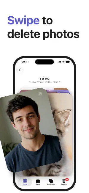 ClusterSwipe: free up space screenshot 2