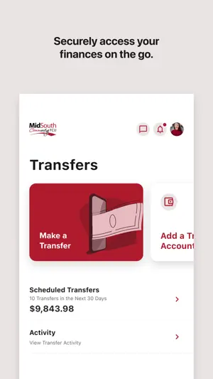 MidSouth Community FCU Mobile screenshot 2