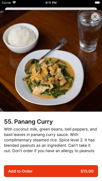 Thai Curry Authentic Cuisine Screenshot